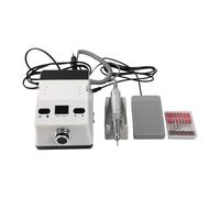 Harilla Trapano elettrico per unghie Kit lima per unghie Strumento per pedicure manicure per cavo per intaglio, bianco
