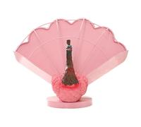 Harilla Vaso a Pavone Fioriera Decorativa Portavaso in Resina Contenitore per Piante Fatto a Mano Stile retrò Adatto per Giardino Balcone E Davanzale, Rosa