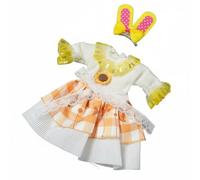 Harilla Vestito da Principessa per Bambola di Moda 30cm con Decorato con Fiocchi E Merletto Set per Bambola Snodabile Adatto per Raccontare Storie E Gioco, Abito Girasole