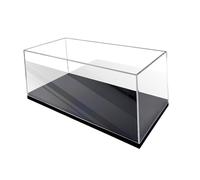 Harilla Vetrina Espositiva in Acrilico con Base, Espositore da Banco per Modellini di Auto, Action Figure, Statue E Bambole in 1/18