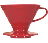 Hario Coffee Dripper V60 Size 01 Red Ceramic (Japan Import)