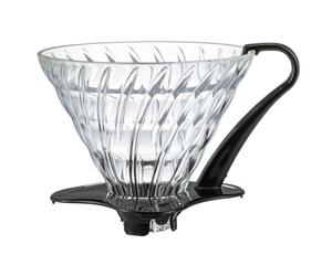 HARIO Glass Coffee Dripper V60 03, colore: Nero