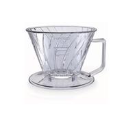 HARIO PED-02-T Pegasus Dripper 02 Clear Coffee Hand Drip per 2-4 tazze, Made in Japan