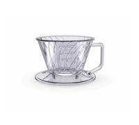 Hario Pegasus - Gocciolatore a fondo piatto, misura 01, trasparente
