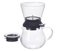 Hario TDR-5012B Largo - Tazze da tè in vetro, 8 liquidi, incolore