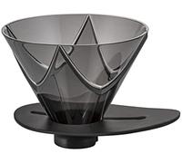 Hario V60 Mugen - Gocciolatore da caffè, colore: Nero trasparente