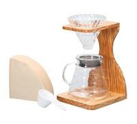 Hario V60 - Set Supporto di olivo, Legno