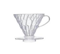 HARIO VDR-01-T - Gocciolatore trasparente 01 in vetro per caffè a goccia manuale, per 1-2 tazze, prodotto in Giappone