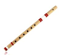 HARIPRASAD Flutes Flauto in bambù per principianti Flauto musicale originale Bansuri Flauto in bambù (38 cm) bambino (rosso bianco)