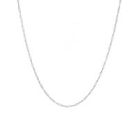 HARJJME Collana da donna in argento 925 senza ciondolo oro/argento Sterling fine Singapore, sottile e semplice, impermeabile, regalo per donne, 35CM, Ottone