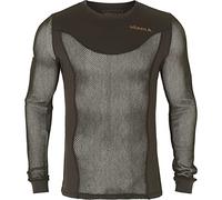 Harkila Base Mesh Crew Neck Shadow Brown X-Large Grey
