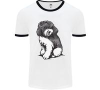 Harlequin Barboncino Schizzo Uomo Ringer