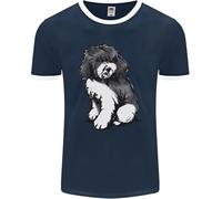 Harlequin Barboncino Schizzo Uomo Suoneria T-Shirt