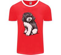 Harlequin Barboncino Schizzo Uomo Suoneria T-Shirt