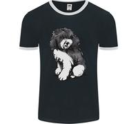 Harlequin Barboncino Schizzo Uomo Suoneria T-Shirt