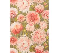 Harlequin Carta da parati Dahlia - Coral/ Fig Leaf/ Gilver