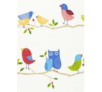 Harlequin Carta da parati What a Hoot - marine/ erdbeere/ apfel/ natur