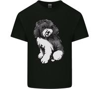 Harlequin Poodle Sketch Uomo Cotone T-Shirt Tee Top