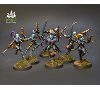 Harlequin Troupe warhammer 40K COMMISSIONE dipinto
