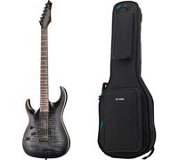 Harley Benton Amarok BT LH BKNT Flame w/Bag