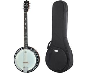 Harley Benton BJ-65Pro 6 String Banjo w/Bag