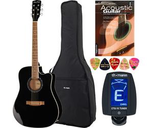 Harley Benton HBD120CEBK Bundle UK