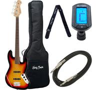 Harley Benton JB-40FL 3-Tone Sunburst Bundle