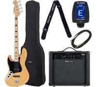 Harley Benton JB-75MN LH NA Vintage Bundle