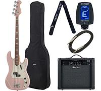 Harley Benton MV-4P Shell Pink Set
