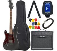 Harley Benton ST-20HSS LH SBK Bundle