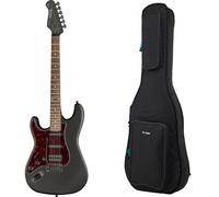 Harley Benton ST-20HSS LH SBK w/Bag