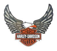 Harley Davidson Adesivo/Adesivo Modello BAR & Scudo Eagle 25,0 CM X 23,0 CM