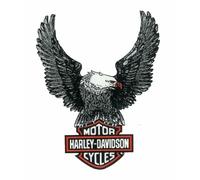 Harley Davidson Adesivo Modello BAR & Scudo Eagle 29,0 CM X 22,0 CM per Interno