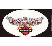 Harley Davidson Adesivo Modello Eagle Fiamma Bar&shield 26,0 X 15,5 CM