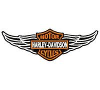 Harley Davidson Ala Toppe Ricamate e Adesivi