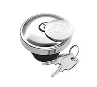 HARLEY-DAVIDSON B & S - Tappo serbatoio per moto, cromato o nero, con 2 chiavi, nero