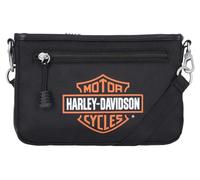 Harley-Davidson Borsa a tracolla convertibile con logo Bar & Shield da donna, nero