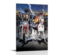 Harley Davidson David Mann Dipinti decorativi impermeabili e antimacchia Poster ad alta definizione adatti per molteplici scenari in soggiorno, camera da letto e ufficio, stile cornice, 40 x 60 cm