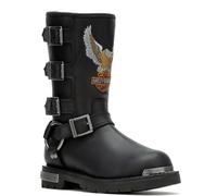 Harley Davidson Donna Corley Full Grain Leather Black Stivali 37 EU