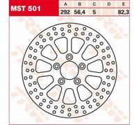 Harley Davidson FLHRCI 1450 EFI 1999-2006 Disco Freno Fisso TRW Rotondo