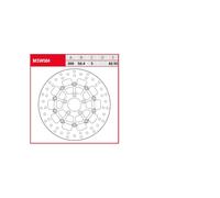 Harley Davidson FLHTKSE 1868 ABS 2017 TRW Disco Freno Fisso Contornato MSW504