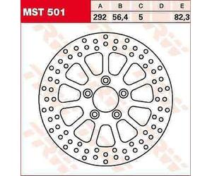 Harley Davidson FLSTF 1584 ABS 2011 Disco Freno Fisso Rotondo TRW MST501