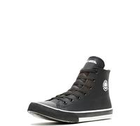 HARLEY-DAVIDSON Footwear Baxter - Scarpa da Skateboard, Nero/Bianco, 10-D US Mens