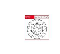 Harley Davidson FXDB 1584 2007-2013 TRW Disco Freno Rotondo Flottante MSW510