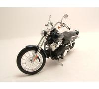 Harley Davidson Fxdbi Dyna Street Bob 2006 Blu Motocicletta Modello 1:12 Maisto