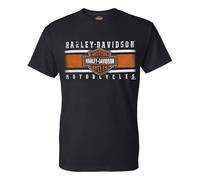 Harley-Davidson Iconic Bar & Shield - Camicia a maniche corte girocollo da uomo - Nero, nero, L