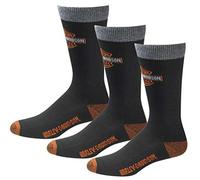 Harley-Davidson Men's UltraDri 3 Pack Poly Blend Riding Socks D99202870-001