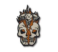 Harley-Davidson "Multi-Color-Patch" SKULL ENGINE FLAMES 97666-21VX Patches