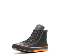Harley Davidson, Nathan, scarpe da ginnastica vulcanizzate, da uomo, Nero (nero/arancione), 40 EU