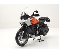 Harley Davidson Pan America 1250 2021 Arancione Bianco Motocicletta Modello 1: